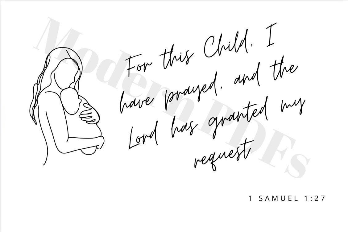 Christian Birth Affirmation Cards - Digital Download - Scripture and Affirmations for Labor and Delivery