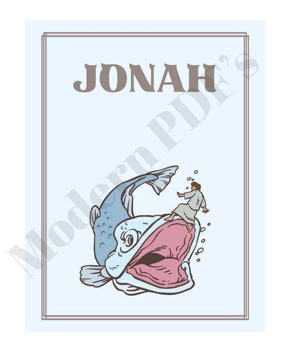 Bible Hero's Poster Collection -Digital Download, Moses, Noah, David, Daniel
